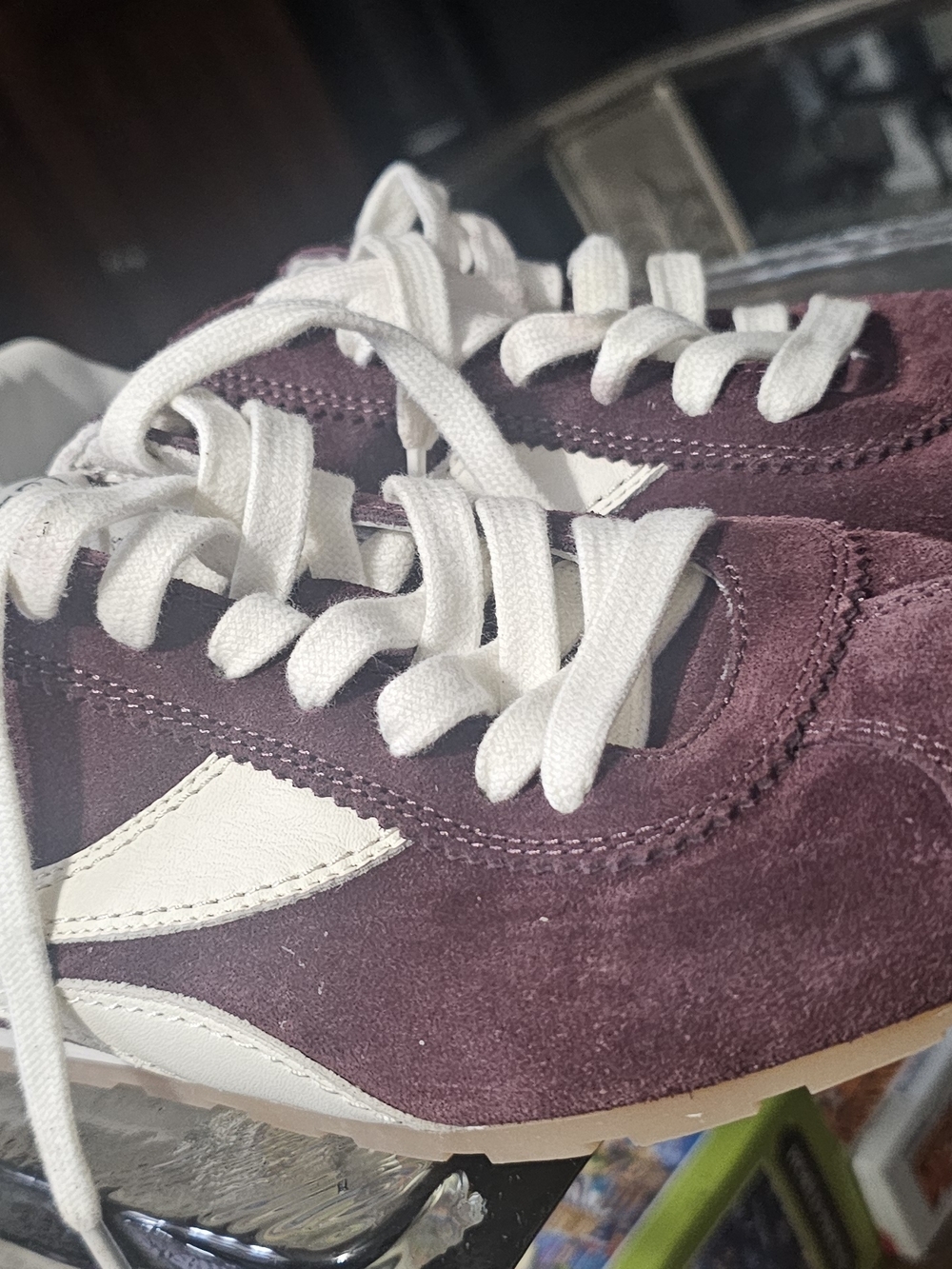 Oncept Burgundy Suede Sneakers - Picture 2 of 6